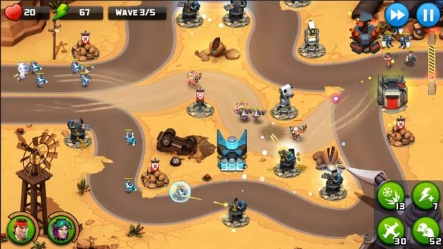 Alien Creeps TD - Level 16 Dusty Trail - Campaign 3 Stars (Without Tesla and Support) смотреть онлайн