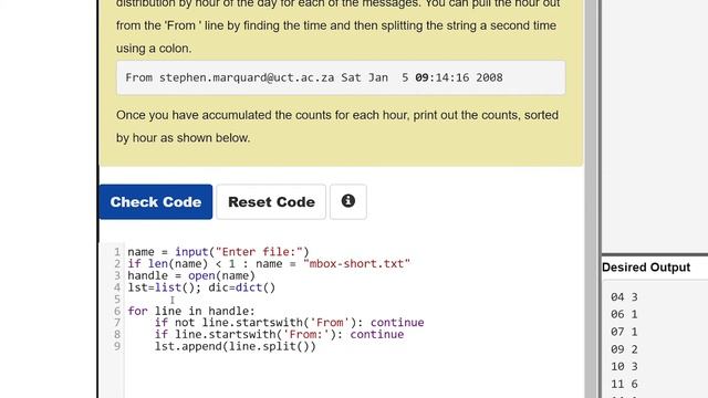 Python for Everybody Answers | Course 2 | Week 6 | Assignment 10.2 смотреть онлайн