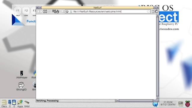 Acorn Archimedes RISC OS On Raspberry Pi 400