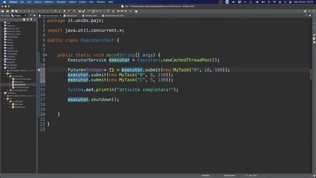 PAJC Lez11 Executor Service смотреть онлайн