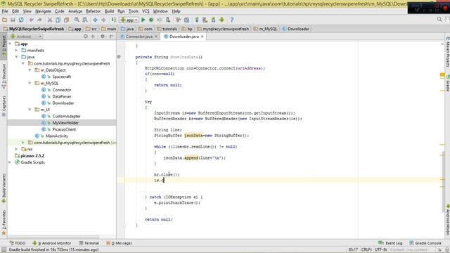 Android MySQL Database Ep.19 : RecyclerView - Swipe/Pull To Refresh Images Text [SwipeRefreshlayout смотреть онлайн