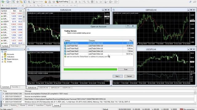 Загрузка и установка терминала MT4