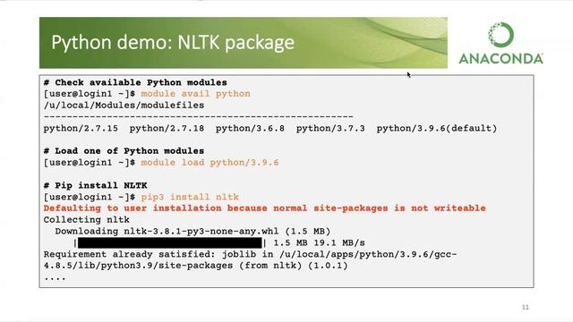 Package management using Anaconda3 (Part 1) смотреть онлайн