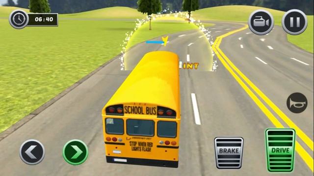 School Bus Driving - Drive Offroad School Bus From Hills To The City High School | Android Gameplay смотреть онлайн