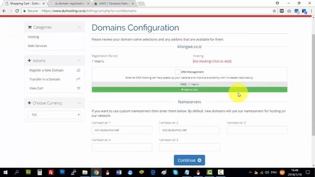 .tz Domain registration смотреть онлайн