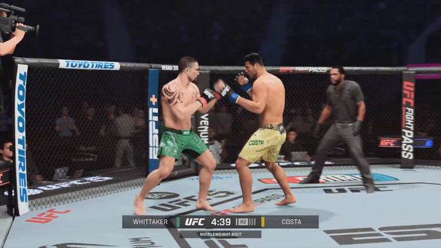 РОБЕРТ УИТТАКЕР VS ПАУЛО КОСТА UFC 5 CPU VS CPU смотреть онлайн