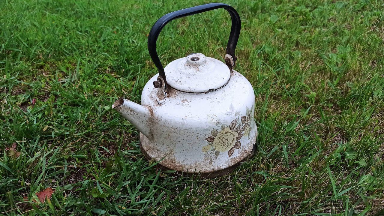 НЕ ВЫБРАСЫВАЙ старый Чайник!!! Шикарная идея его применения!!! смотреть онлайн