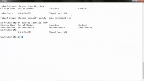How to rename a cluster