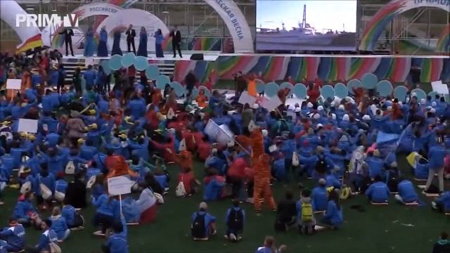 Надувные фигуры от Эдвенче на международном фестивале «Студенческая весна» во Владивостоке смотреть онлайн