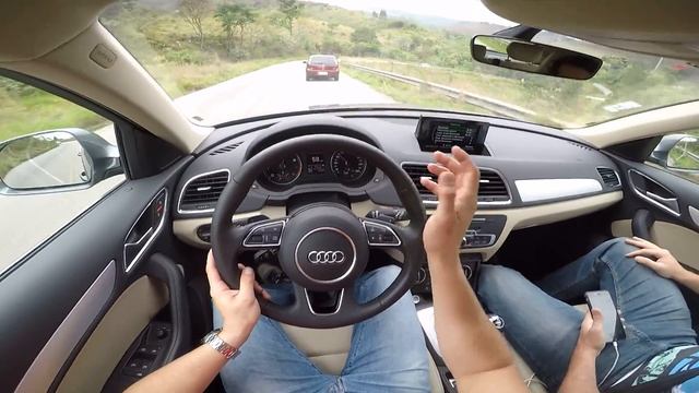 Audi Q3 1.4 TURBO TFSI DSG | Teste do Rapha em Romeiros 2 | Test Drive Onboard POV GoPro смотреть онлайн