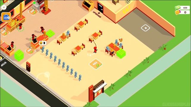Burger Please! Gameplay Walkthrough Part 2 - Tutorial Manage Burger Restaurant (Android,iOS)