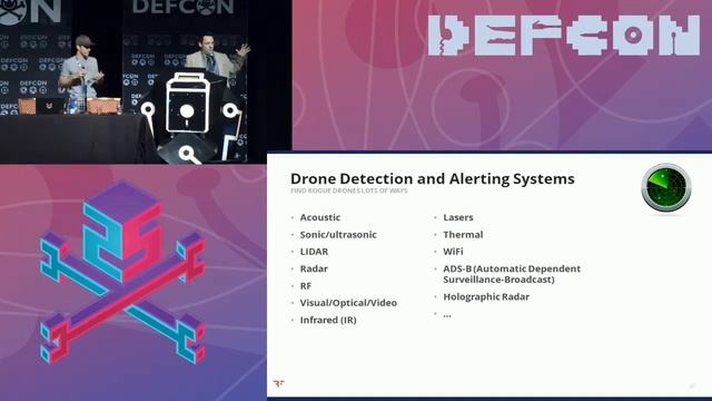 DEF CON 25 - Francis Brown and David Latimer - Game of Drones - Putting the Emerging Drone Defense смотреть онлайн