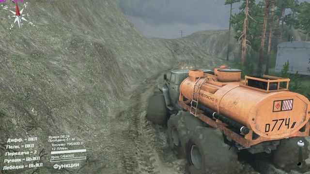 SpinTires УРАЛ ОФФРОАД смотреть онлайн