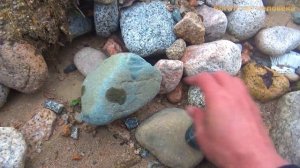 В чёрном камне есть хорошее содержание золота