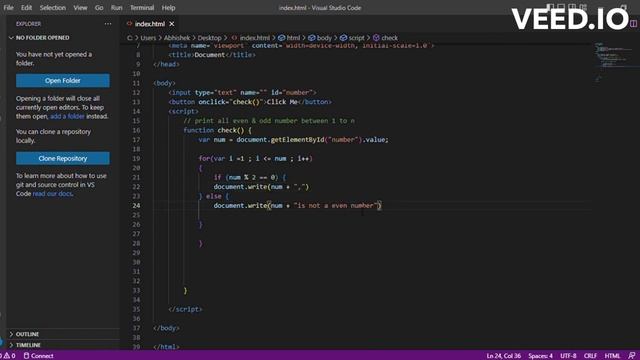 JavaScript Program to Print all even or odd number from 1 to N || Javascript Interview Questions. смотреть онлайн