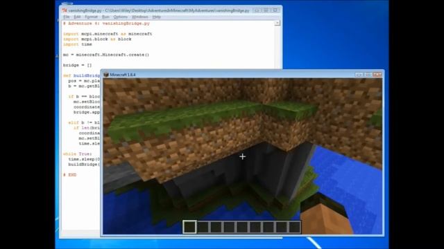 Six Lessons using Minecraft, Python and the Raspberry Pi | Crash Bang Computing смотреть онлайн