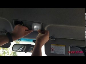 Замена лампочек освещения салона KIA RIO 3 на LED светодиодные