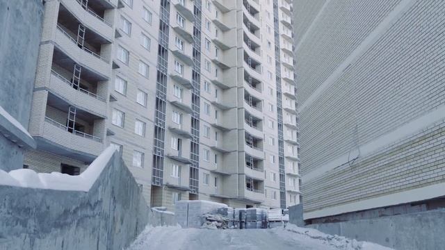 Обзор хода строительства ЖК Малая Охта (01.03.18) смотреть онлайн