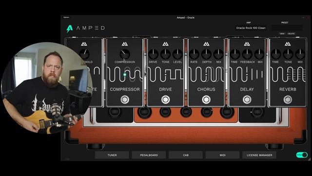 ML Sound Lab Oracle Guitar Amp Sim - Demo смотреть онлайн