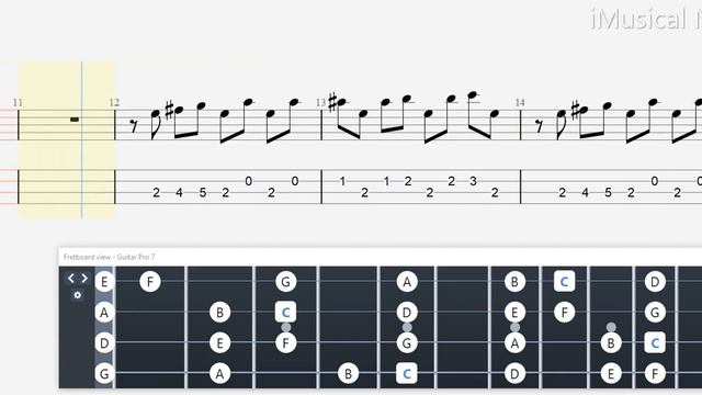 Violin TAB - NARUTO (Soundtrack) : Need To Be Strong | Tutorial Sheet #imn