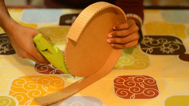 DIY round box made with Cardboard |Cardboard Craft| смотреть онлайн