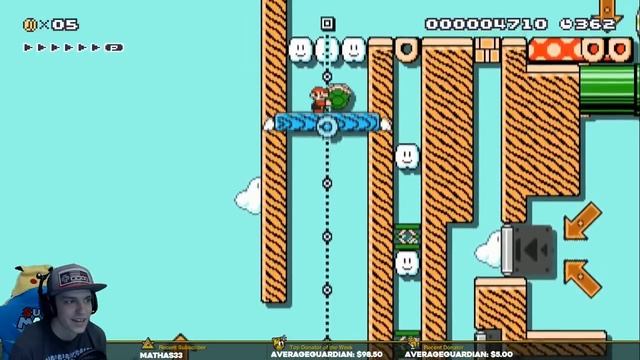Most CREATIVE Course I've Played! (Mario Maker Mini Golf) смотреть онлайн