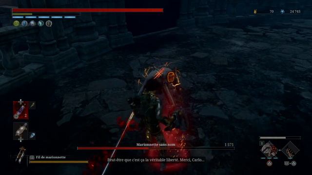 Lies of P NG+3 OS fable build Boss Nameless Puppet - Marionnette sans nom смотреть онлайн
