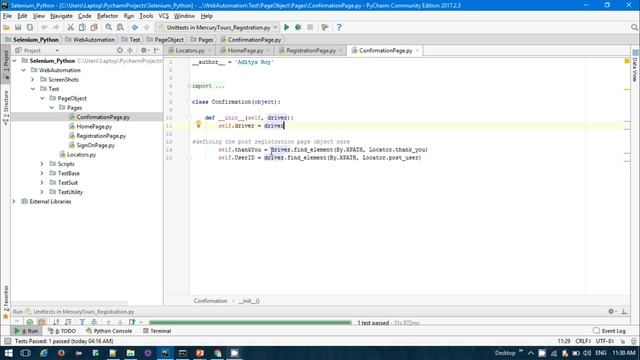 Python Page Object Model in Selenium Webdriver Step by Step Guide смотреть онлайн