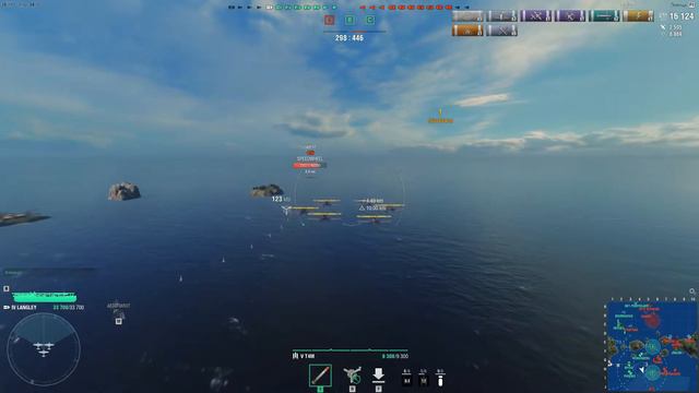 World of Warships Авианосец Langley 2019 09 04 смотреть онлайн