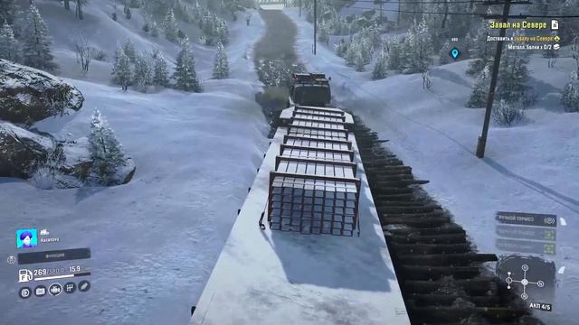 Snowrunner Амур Чернокаменск Завал на Севере #165 смотреть онлайн