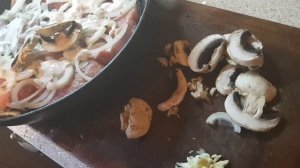 Царская еда.Мясо по французски с ананасами и грибами.ENG SUB.