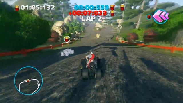 Walkthrough: Sonic & All Stars Racing Transformed - Scorching Skies #8 - Sprint - Shrine Time смотреть онлайн