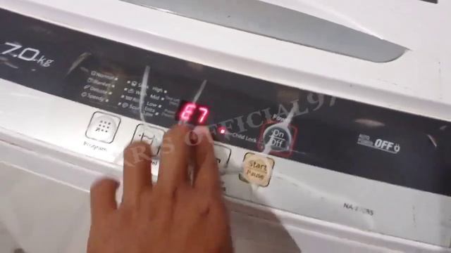 PENGUNCIAN MESIN CUCI CHILD LOCK PANASONIC NA-F70B5 смотреть онлайн