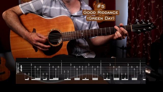 10 acoustic guitar riffs to master arpeggio picking!(Now with moving tabs) смотреть онлайн