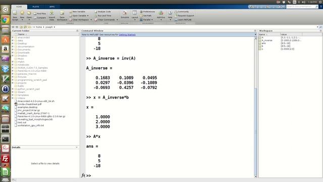 meeg 2703 matrix inverse in matlab and excel смотреть онлайн