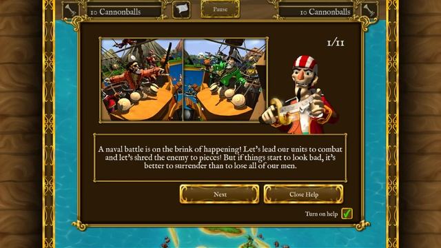Pirates vs Corsairs: Davy Jones's Gold gameplay HD - Turn Based Strategy - [PC - 1080p] смотреть онлайн