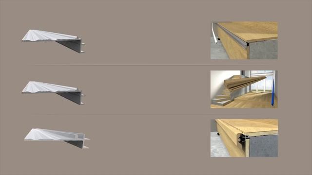 Ступени из ламината с профилем Quick Step Incizo (Инcизо) 5 в 1 смотреть онлайн