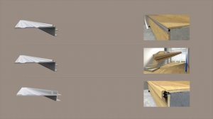 Ступени из ламината с профилем Quick Step Incizo (Инcизо) 5 в 1