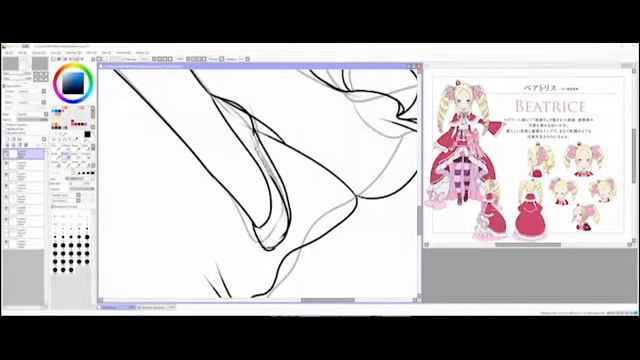 Speed Paint Re Zero Beatrice fan art смотреть онлайн