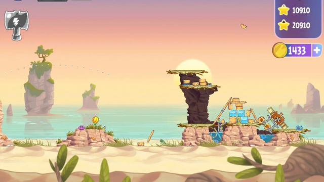 Angry Birds Stella Level 21 Episode 2 Beach Day Walkthrough смотреть онлайн