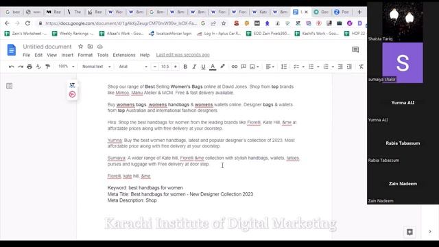 Complete SEO Course Class 9| Practical Of On-page SEO | How to do on-page| KIDM
