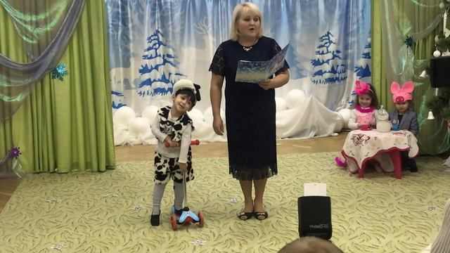 Первый стих в саду Умка! Мартину 3 года. смотреть онлайн