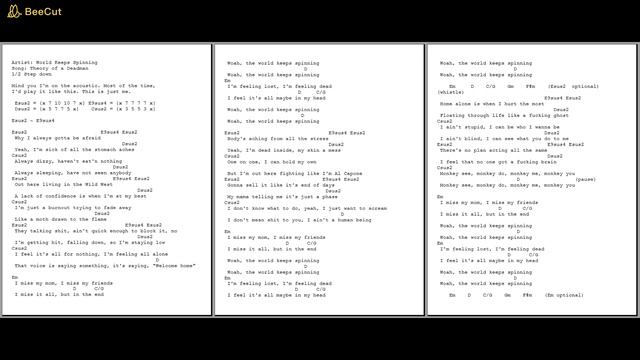 0808 - World Keeps Spinning - Theory of a Deadman смотреть онлайн