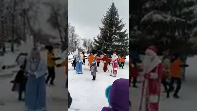 Милена Яхина ,,Новогодняя " открытие елки в Князево 2021 год смотреть онлайн