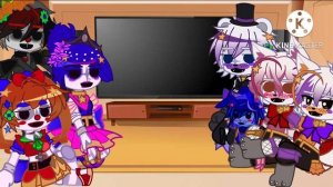 FNAF Sister Location React to FNAF Tiktoks and edits / Fnaf Gacha / Reaction video