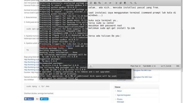 Installation FreePascal on LINUX MINT смотреть онлайн