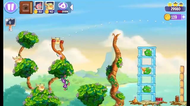 Angry Birds Stella Android Gameplay Level 14 смотреть онлайн