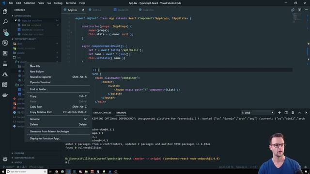 Tutorial: Using TypeScript with React Router смотреть онлайн