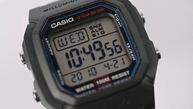 Casio W-800H-1A смотреть онлайн