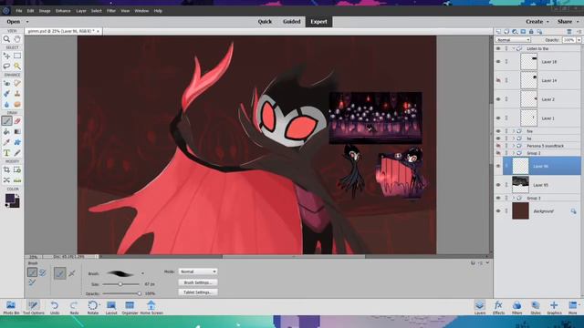 Troupe Master Grimm - Hollow Knight Speedpaint смотреть онлайн